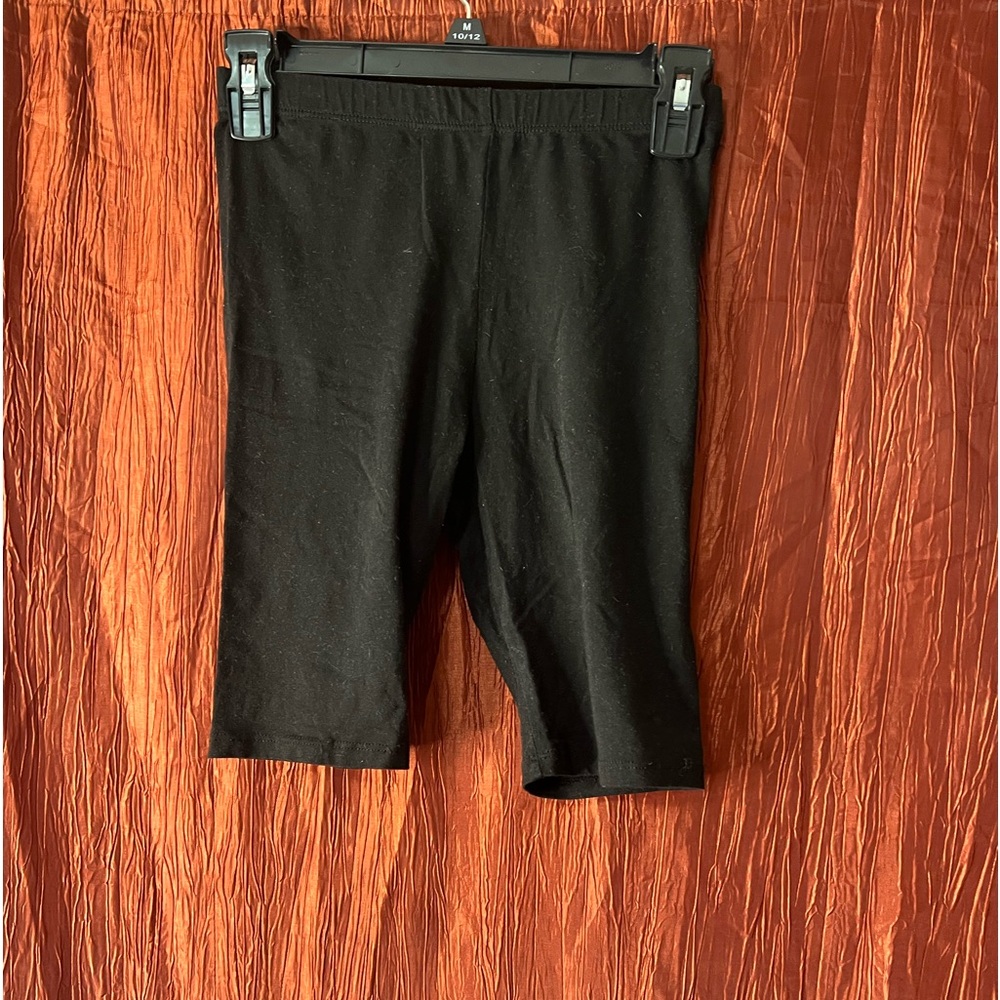 Women’s black biker shorts